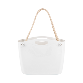 koszyk na pranie i zakupy biały palma