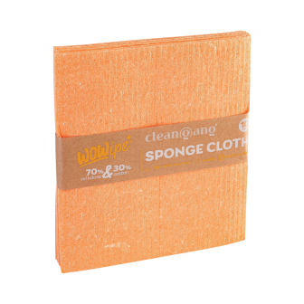 gąbkościerka naturalna, pomarańczowa, 10 szt.