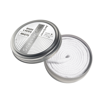 sznurowadła białe okrągłe
