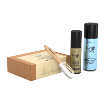 zestaw do pielęgnacji butów z zamszu i nubuku, naturalny