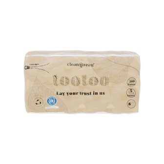 Ekologiczny papier toaletowy 3-warstwowy, 8 rolek