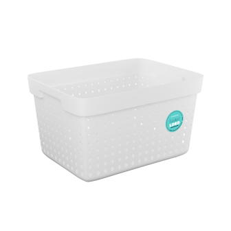 pojemnik do przechowywania duży, biały