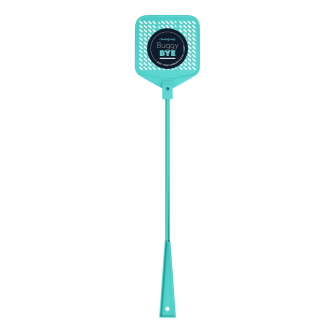 łapka na muchy, turkusowa