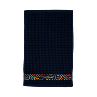 ręcznik kuchenny bawełniany, granatowy