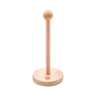 drewniany stojak na ręcznik kuchenny